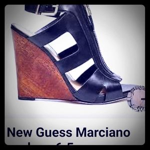 New Guess wedge sandals 6.5